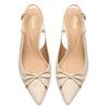 CLARKS  WOMENS  SHOE - CREAM LEATHER